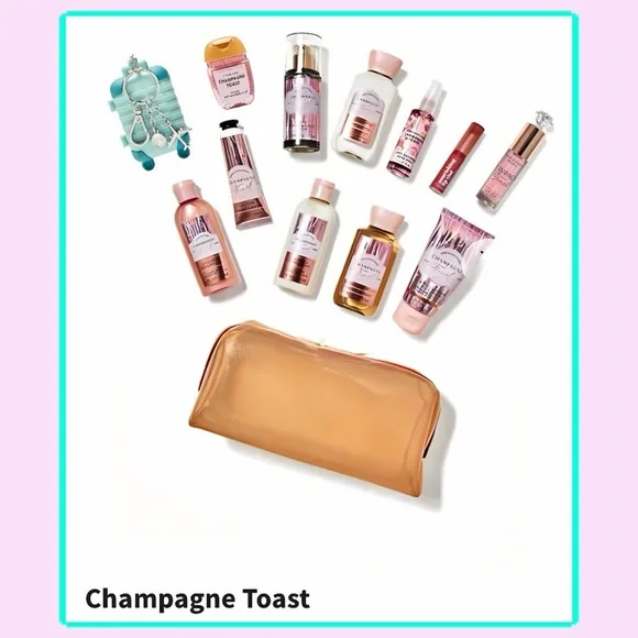 🦋 Champagne Toast 🦋 BBW - 14 pc travel set!